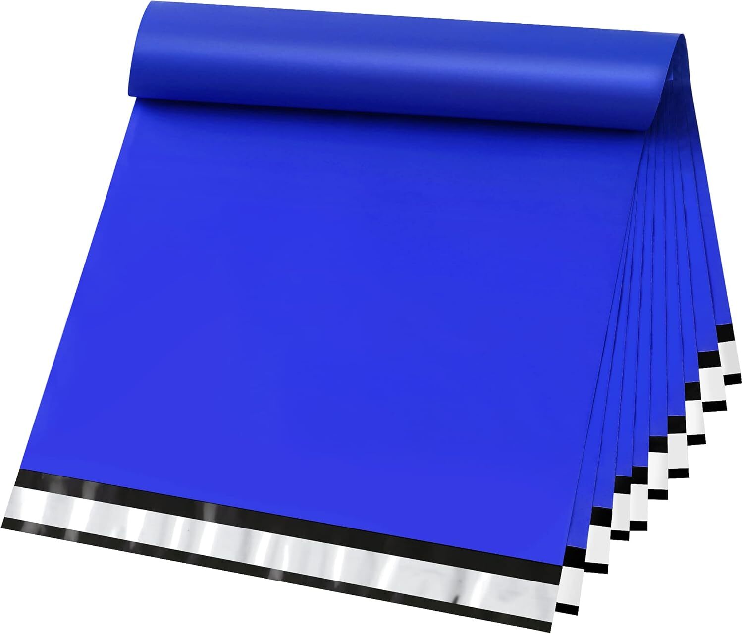 100 19x24 Blue Poly Mailers Self Sealing Shipping Envelopes Bags 2.5 Mil