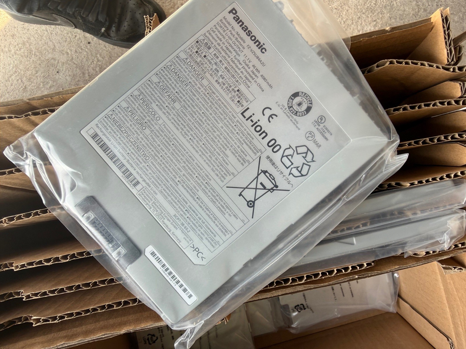 Panasonic FZ-VZSU84A2U 6 Cell Standard Web Battery for FZ-G1 Toughpad