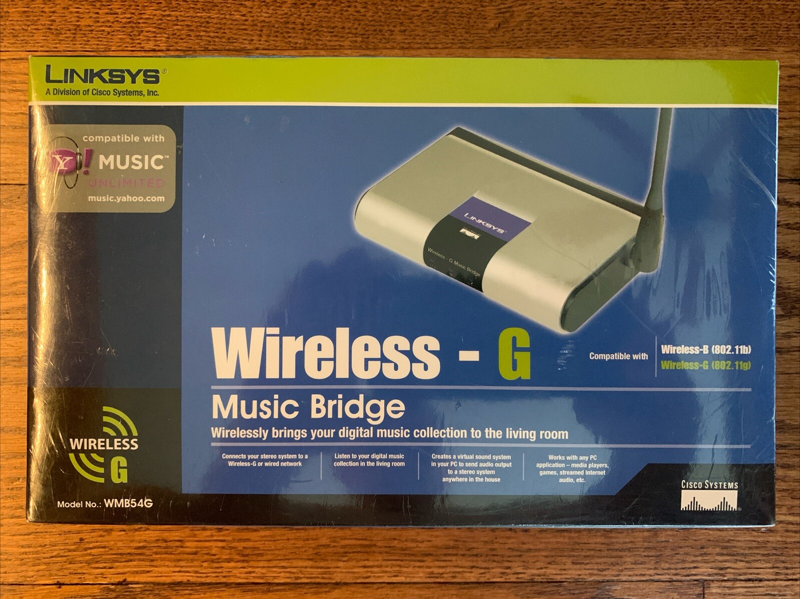 Linksys WMB54G Wireless-G Music Bridge Adapter Router - NEW