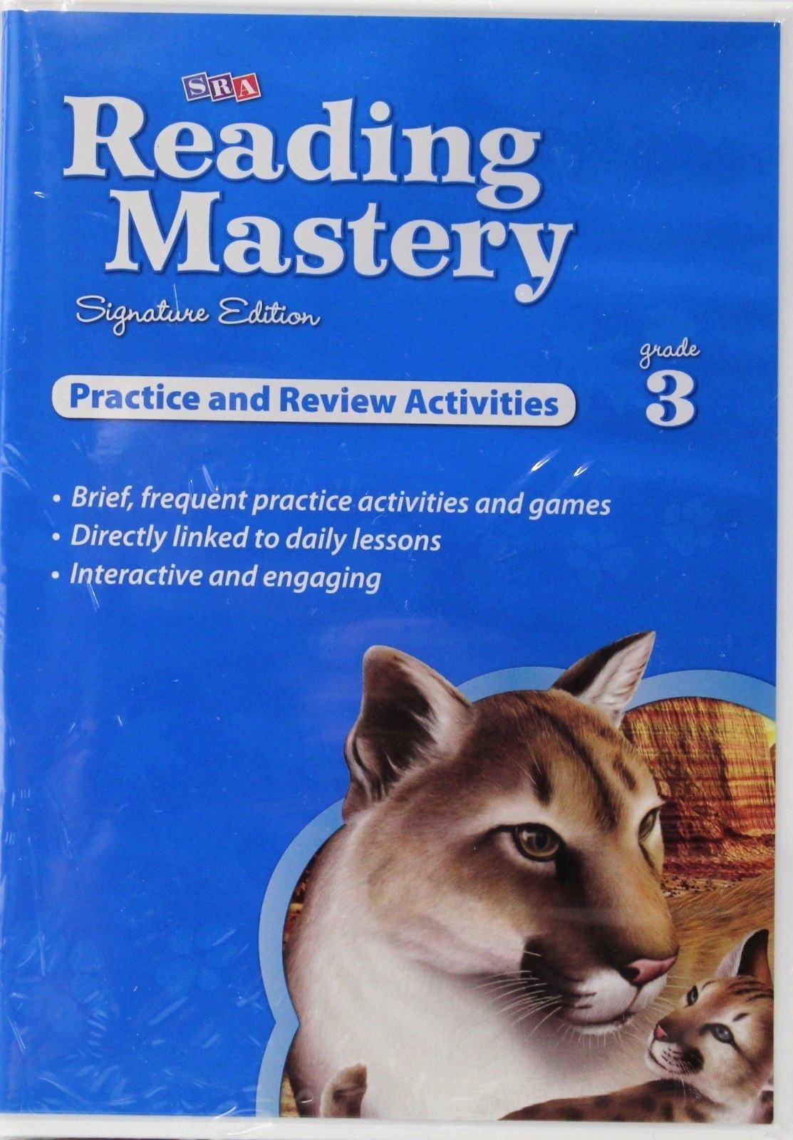 SRA READING MASTERY Signature Edition Practice & Review Activites Grade 3 CD-ROM