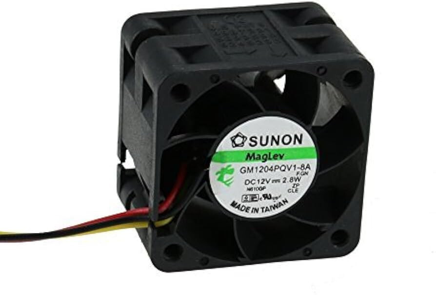 Sunon GM1204PQV1-8A MagLev 40mm X 28mm 12V Server Computer 3-Pin Cooling Fan