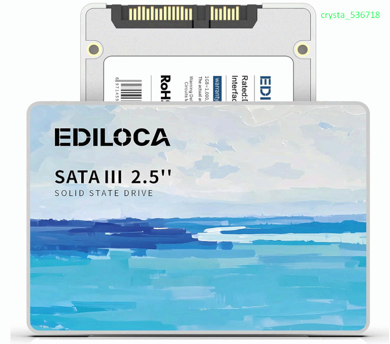 512GB 2.5" SATA III SSD, 3D NAND, Up to 450MB/s, for PC/Laptop/NAS