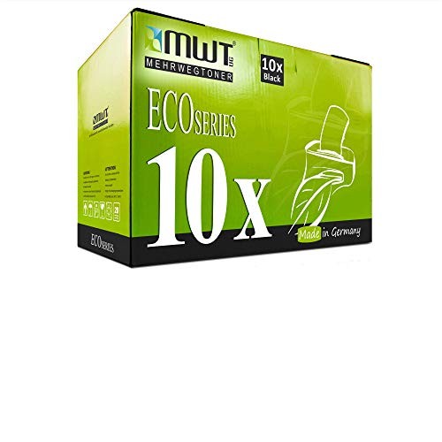 Eurotone 10x Black Laser Toner Cartridge Compatible With Ricoh Mehrwegtoner
