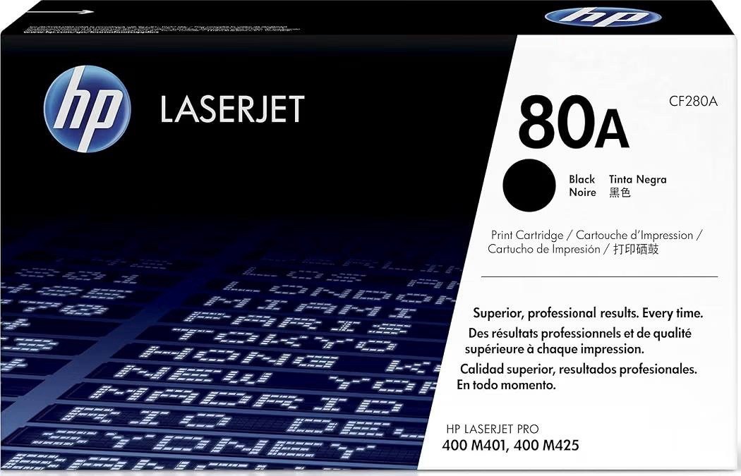 Genuine HP 80A Black Toner Cartridge CF280A LaserJet Pro 400 M401 M425 OEM