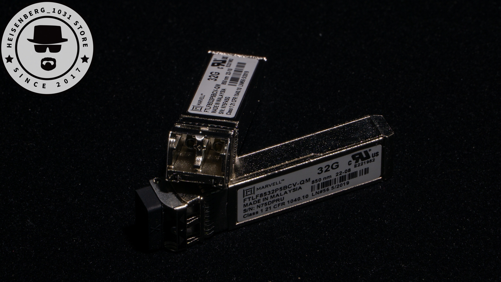 QLogic FTLF8532P5BCV-QM 32G Fibre Channel SW SFP+ Transceiver for QLE27xx HBAs 