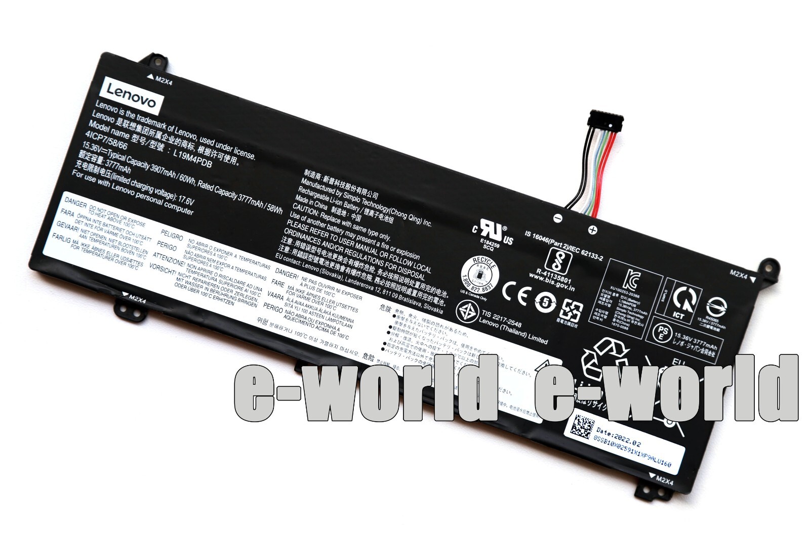 New Genuine L19C4PDB L19M4PDB Battery for Lenovo ThinkBook 14 15 G2 ITL Series