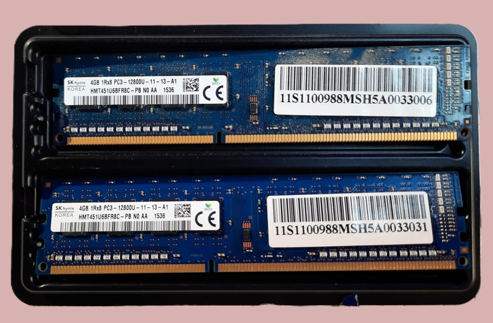 Used Tested Working SK Hynix 4GB RAM Stick Desktop RAM #HMT451U6DFR8A