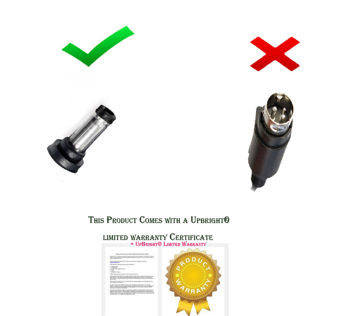 3-Pin or Barrel Tip 12V AC/DC Adapter For Flypower PS36IBCAY3000H PS361BCAY3000H