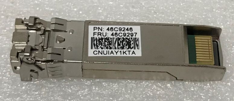 IBM Brocade 46C9297 46C9246 10GB SFP+ Virtual Fabric SR Optical Transceiver