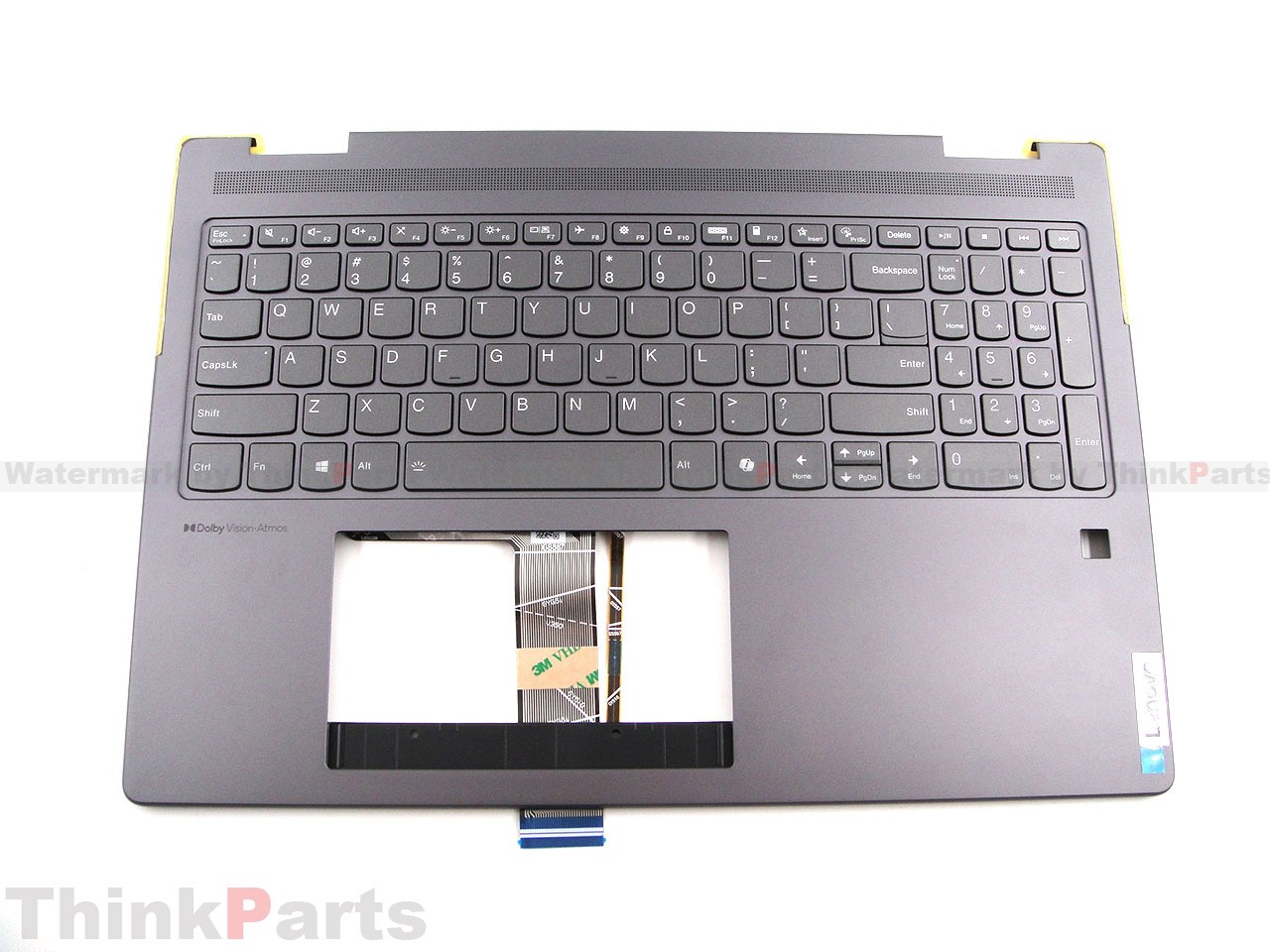 New/Orig Lenovo Yoga 7 2-in-1 16IML9 Palmrest Keyboard Bezel US FPR 5CB1N95158