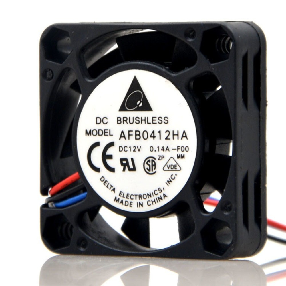 Delta 0.14A AFB0412HA DC 12V 4CM 4010 two ball bearing cooling fan 40x40x10MM