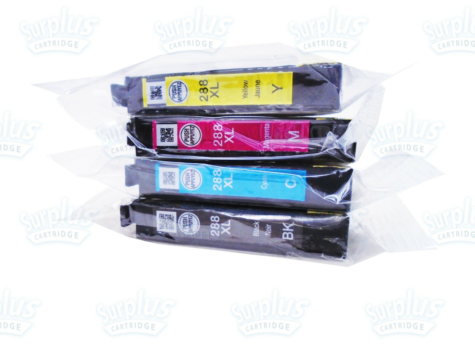 4pk Genuine Epson 288XL BLack & Color Ink XP330 XP430 XP434 XP435 XP446