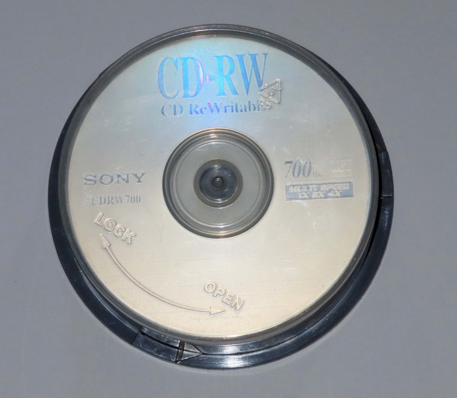 Sony 23-Pack 4X CD-RW Rewritable CD Discs 700MB — Not Sealed — 
