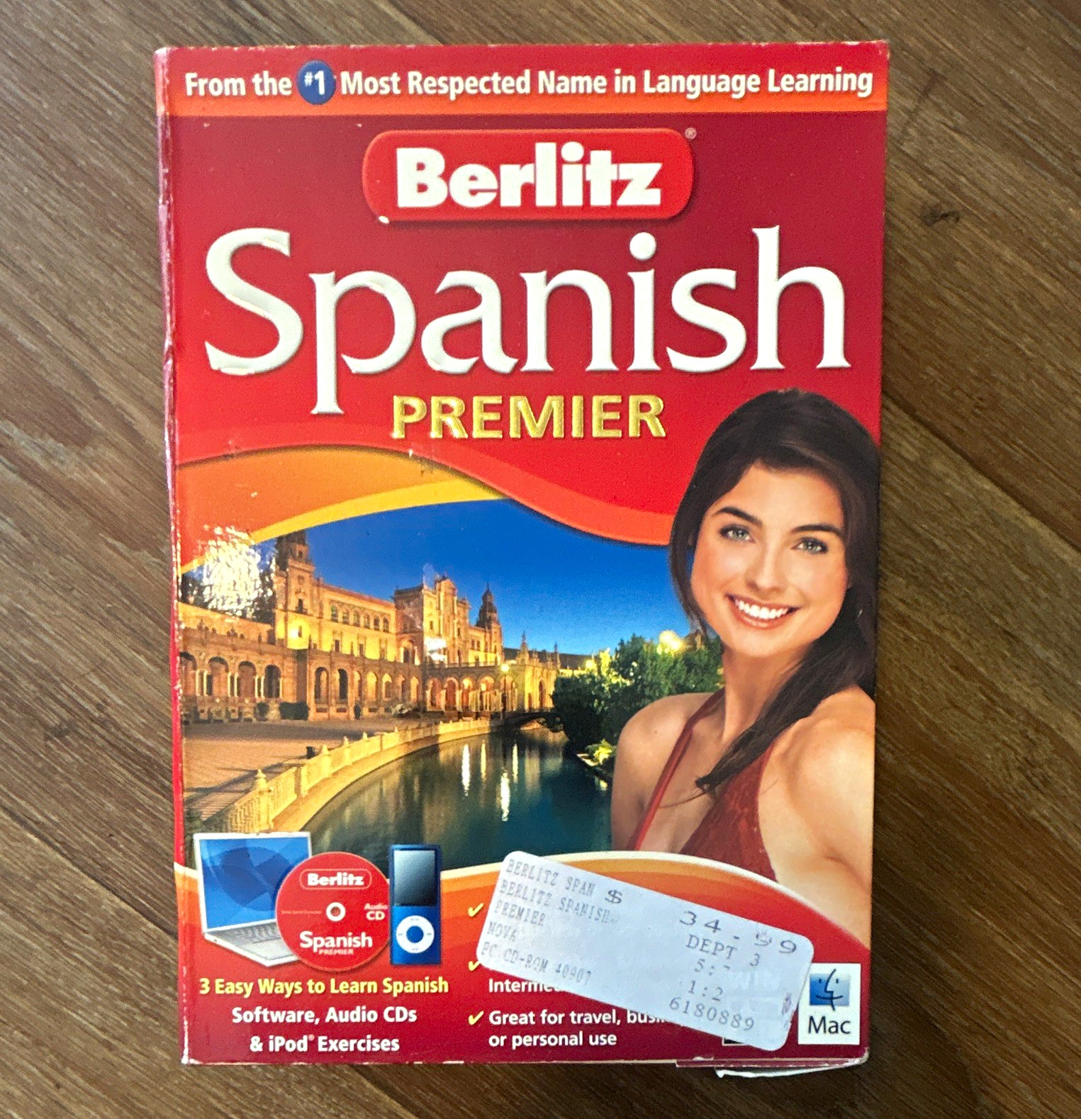 Berlitz Spanish Premier Language Learning Course Software CD w/ Audio CDs PC/Mac