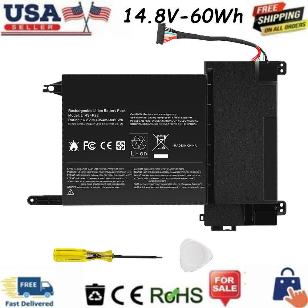 L14M4P23 L14S4P22 L14L4P23 Battery For for Lenovo IdeaPad Y700 Y701 Y700-14ISK
