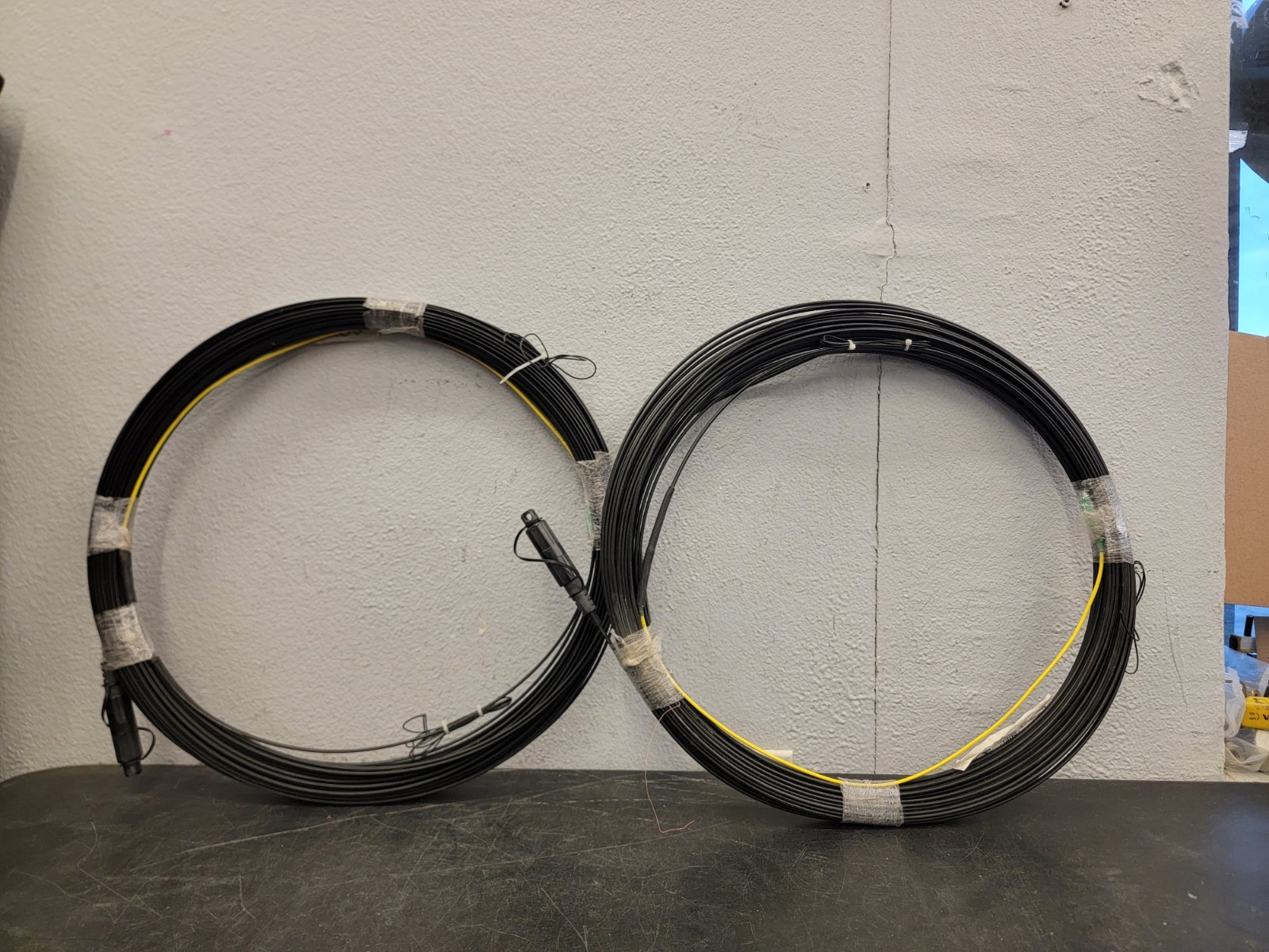 (2) Corning Flat Drop Cable, 150 FT (434401EB1R3150F)