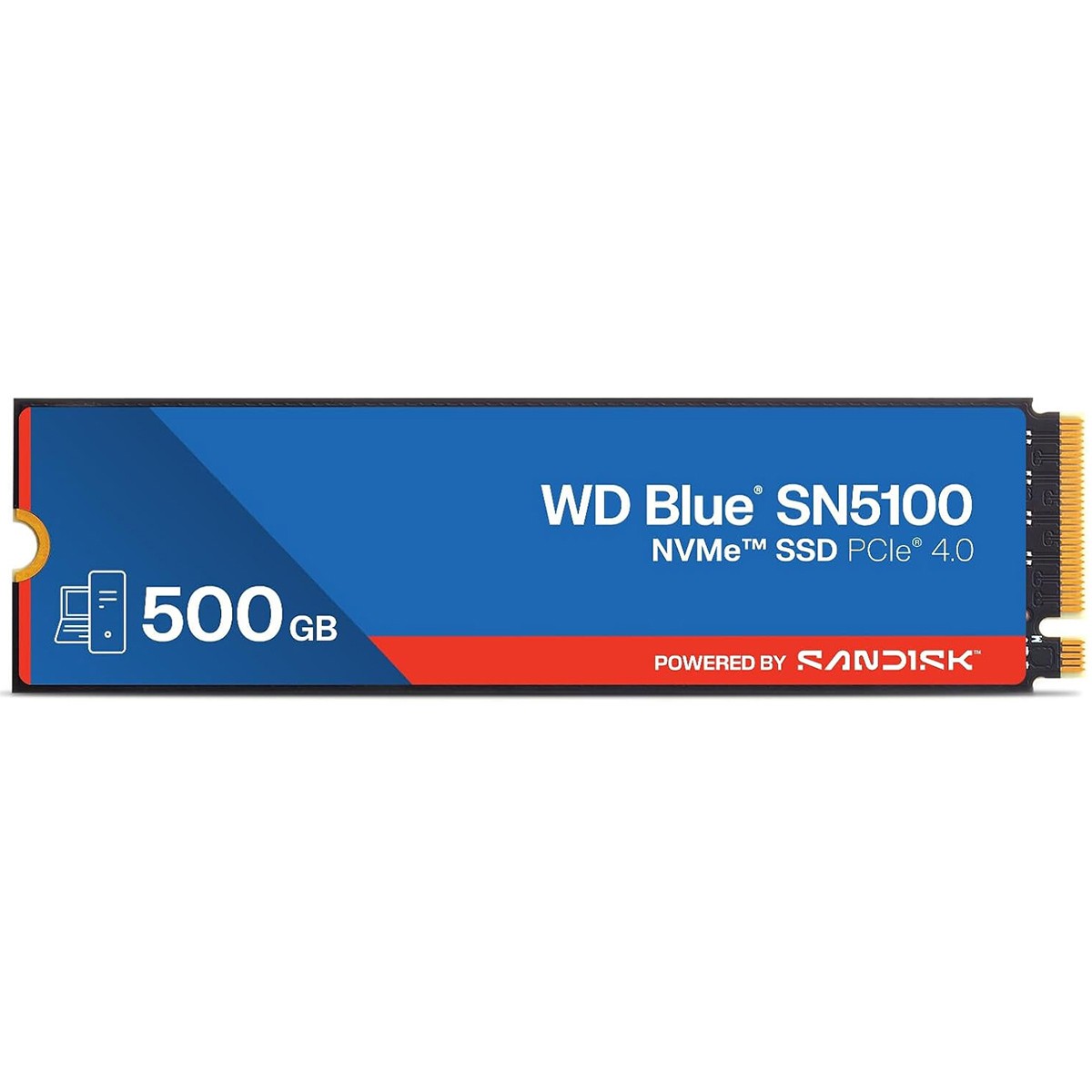 SanDisk WD Blue SN5100 500GB NVMe PCIe Gen 4.0 x4 M.2 Internal SSD