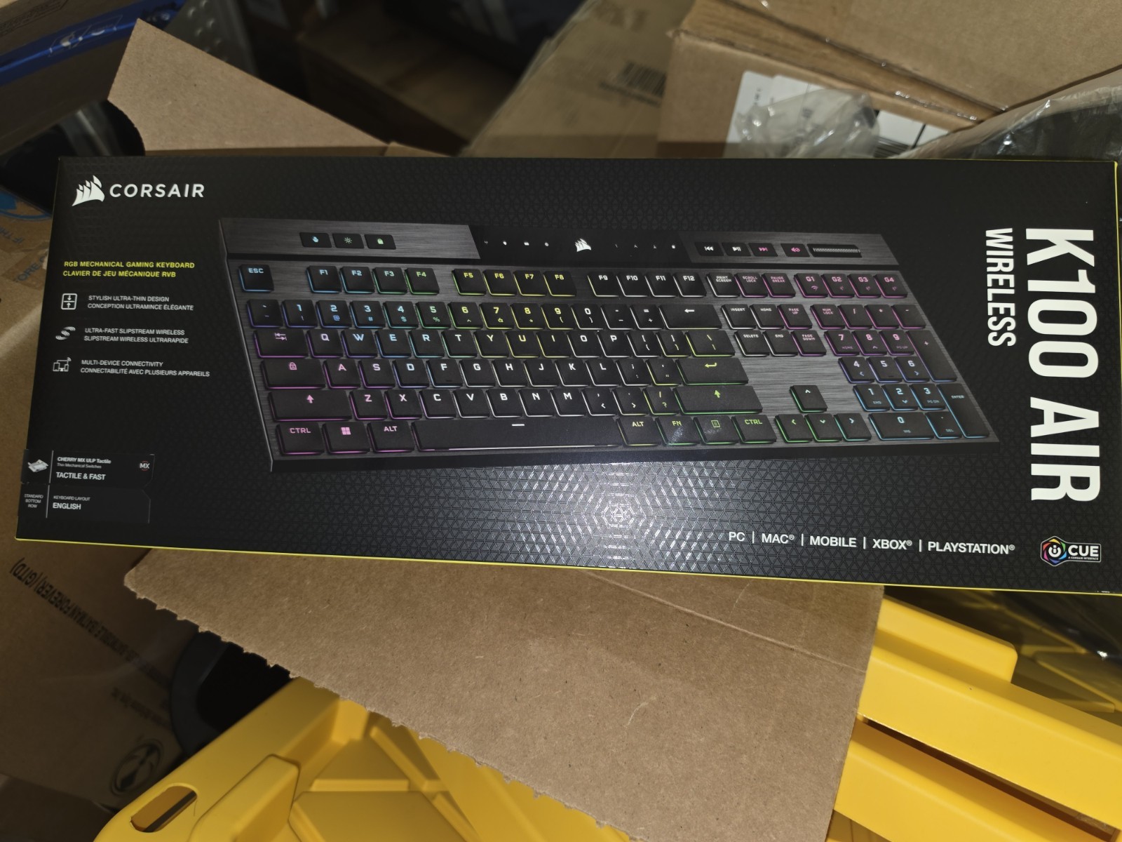Corsair K100 AIR Wireless RGB Mechanical Gaming Keyboard Ultra-Thin Cherry MX 