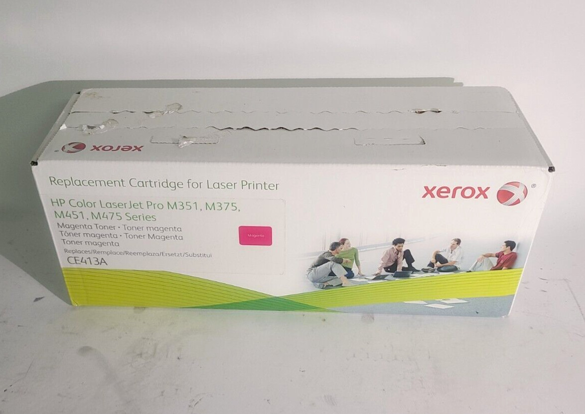 NEW IN BOX Xerox 006R03016 Replacement Toner for HP CE413A Magenta