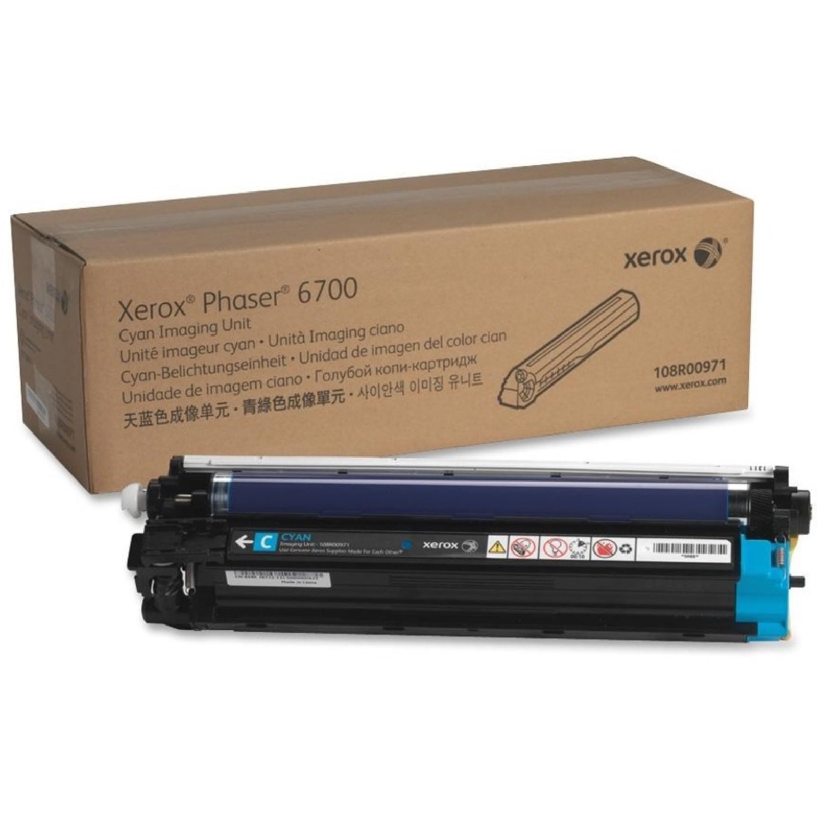 Genuine Xerox 108R00971 Cyan Drum Unit, Brand New Sealed Box, We Ship Fast