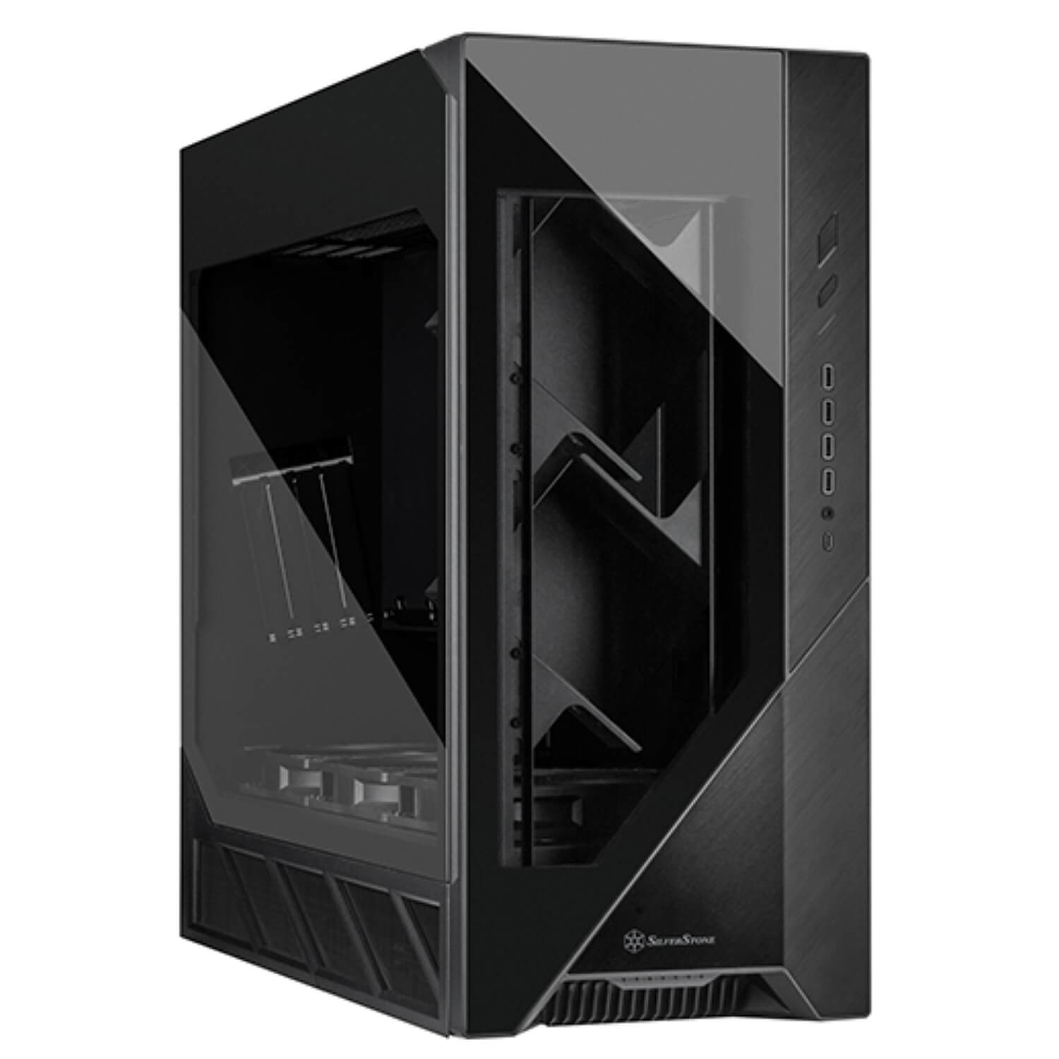 SilverStone ALTA F2 Black Case XL-ATX Full Tower SSI-EEB PRO Fans SST-ALF2B-G