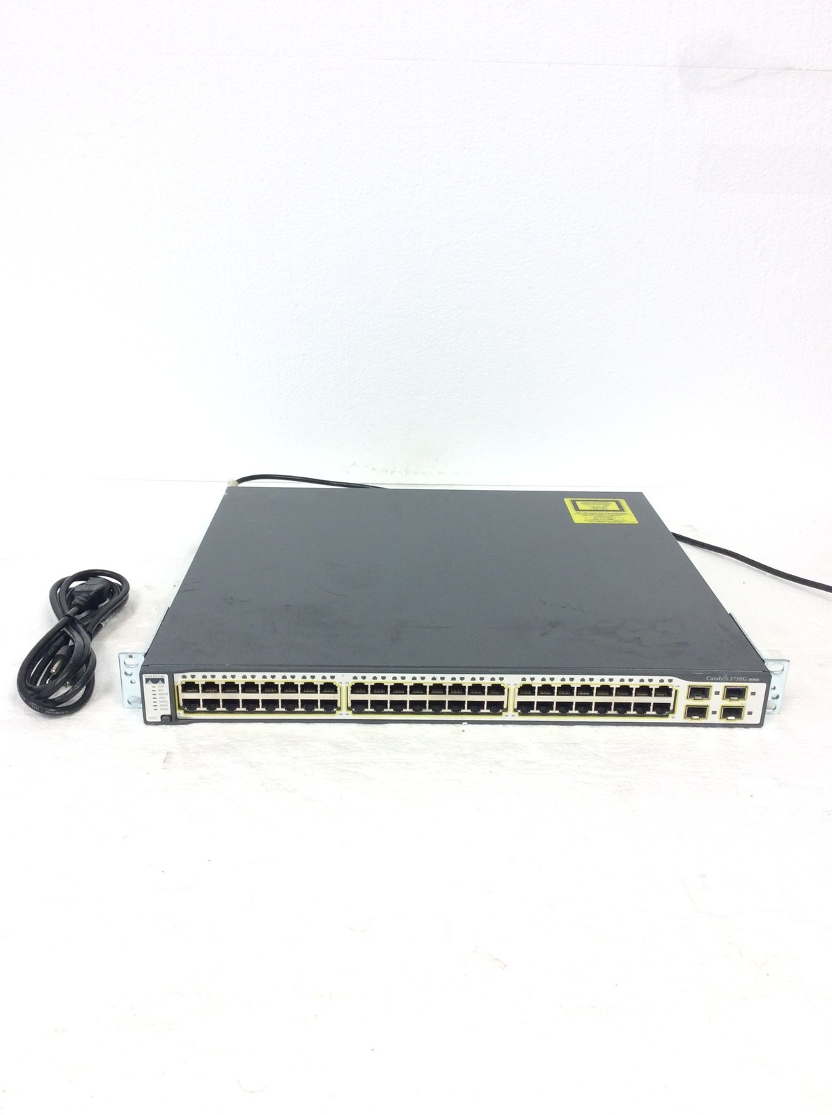 Cisco Catalyst WS-C3750G-48TS-S 48-Port Gigabit Ethernet Switch w/ Rack Ears