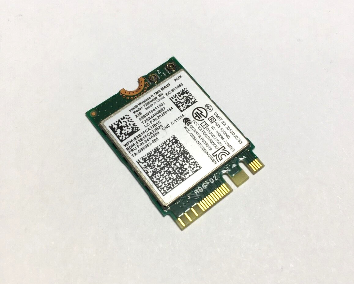 Lenovo Yoga 2 13 Intel 7260NGW WiFi card N7260 20200554  04X6009
