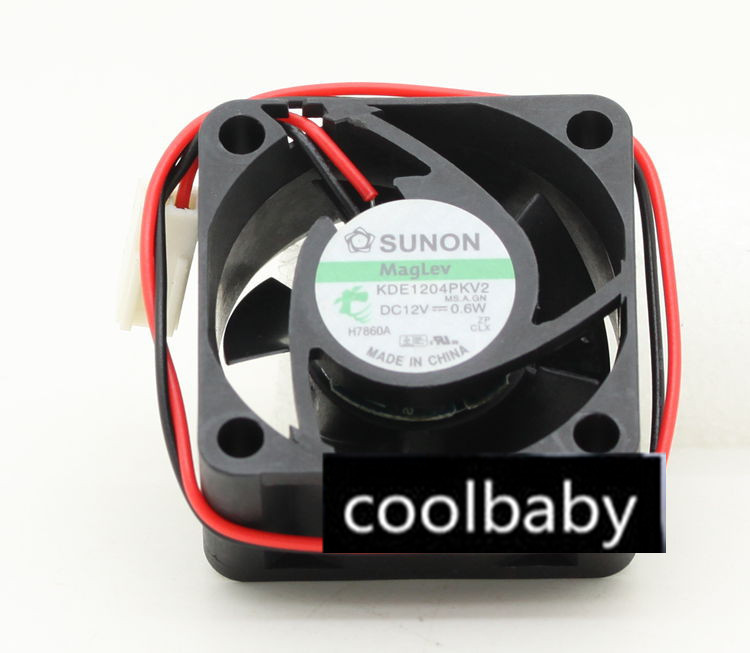 SUNON KDE1204PKV2 Fan 40*40*20mm 12V 0.6W 2pin