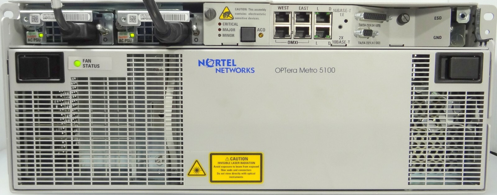 NORTEL NETWORKS OPTERA METRO 5100 SYSTEM