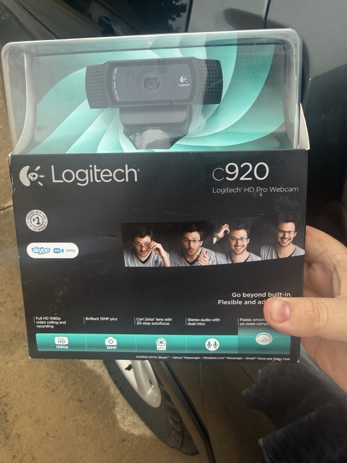 Logitech C920 HD Pro Webcam Full HD 1080p Autofocus Mic Black H .264