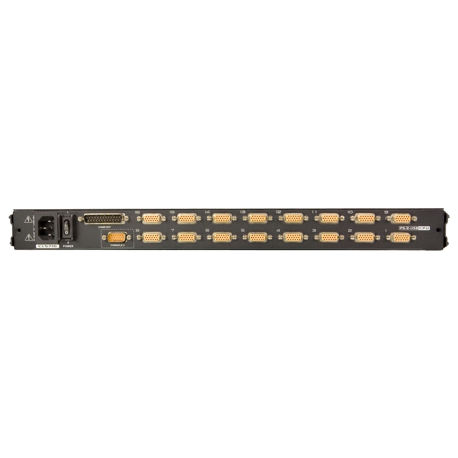 CL5716M-ATA-GG ATEN CL5716M D LCD KVM Sw USB PS/2 VGA KVM Switch 16-Port ~D~