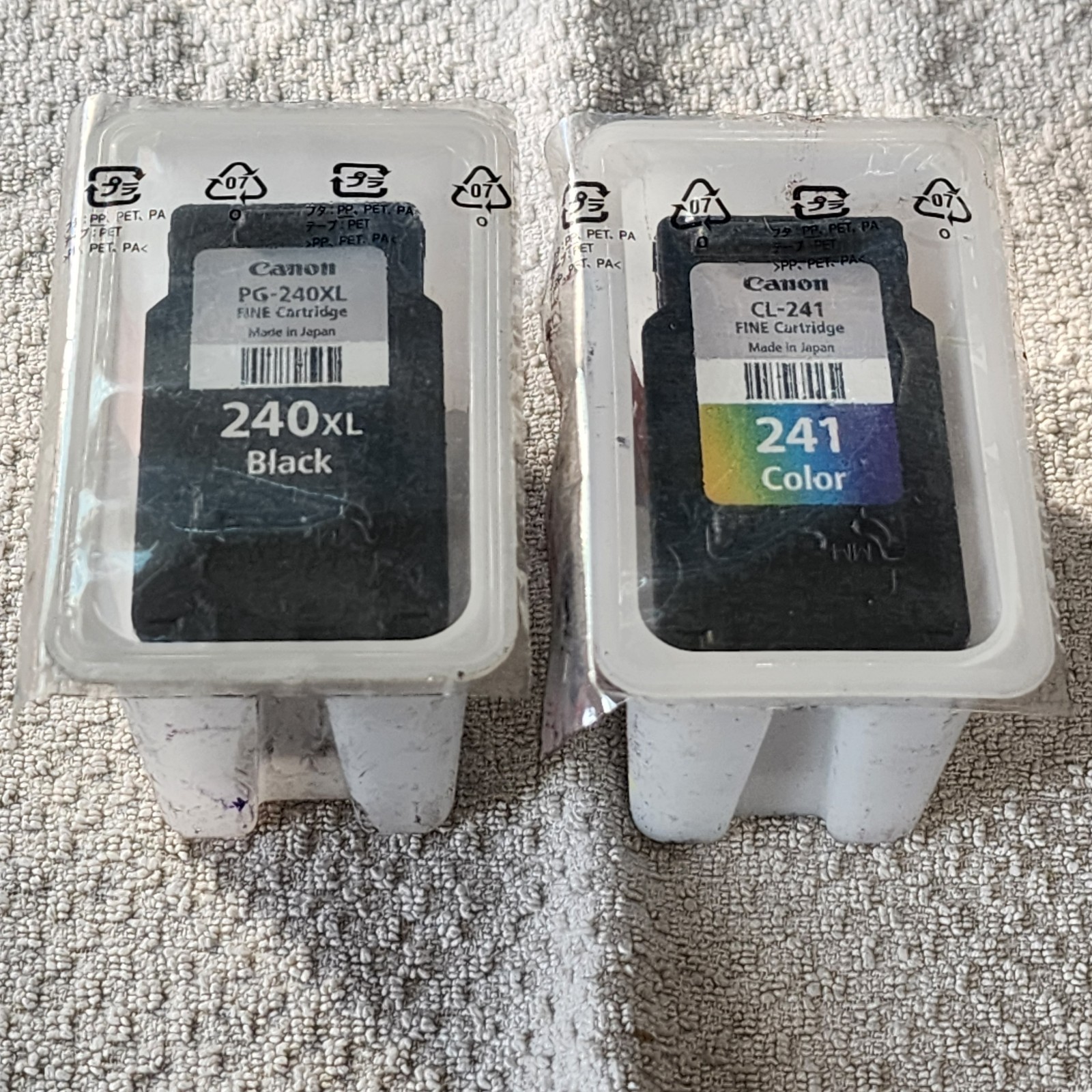 Canon PG-240xl Black & CL-241 Color Ink Cartridge Genuine New Sealed Lot Of 2