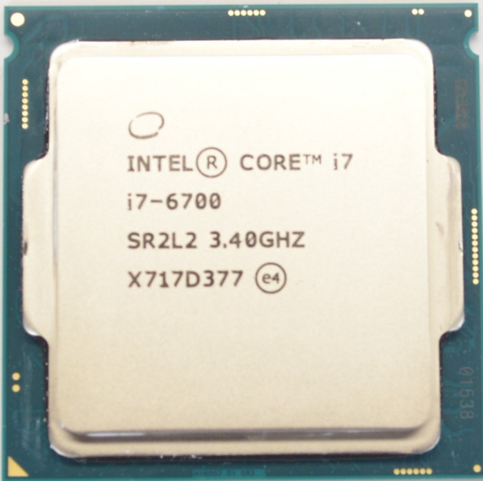 Intel Core i7-6700 Processor 3.40 GHz 4/Cores LGA 1151 - SR2L2/SR2BT