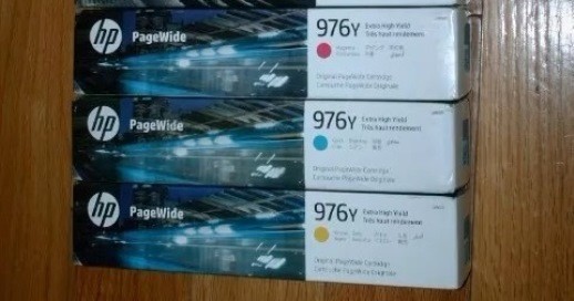 Set 3 Genuine Factory Sealed 976Y Extra Hi Yld Ink Cyan Magenta Yellow 2021-2022