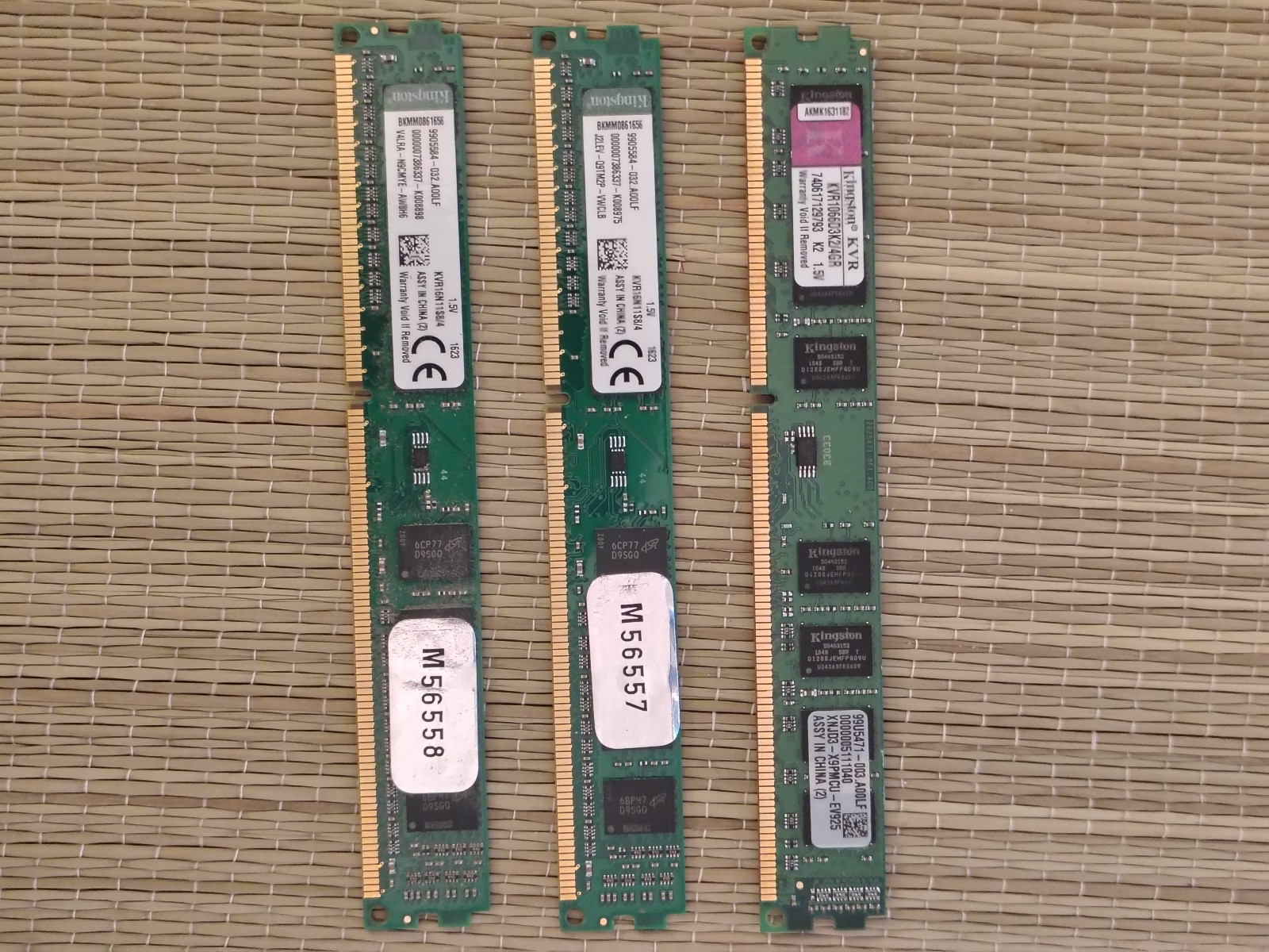 Tested Kingston 10GB DDR3 Desktop RAM 2x4GB KVR16N11S8/4 + 2GB KVR1066D3K2/4GR