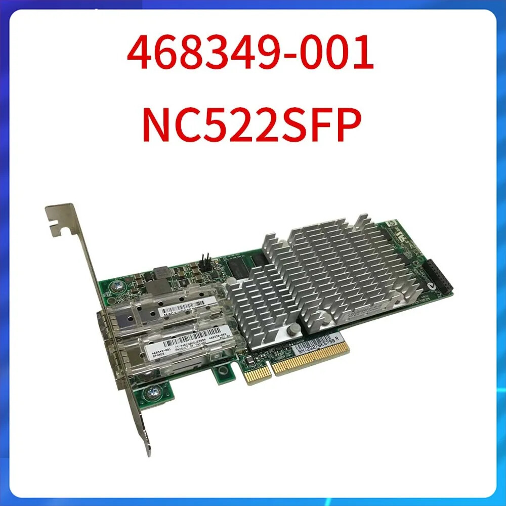 for Server Adapter 468349-001 468332-B21 NC522SFP 10Gb SFP Server Adapter PCIex8