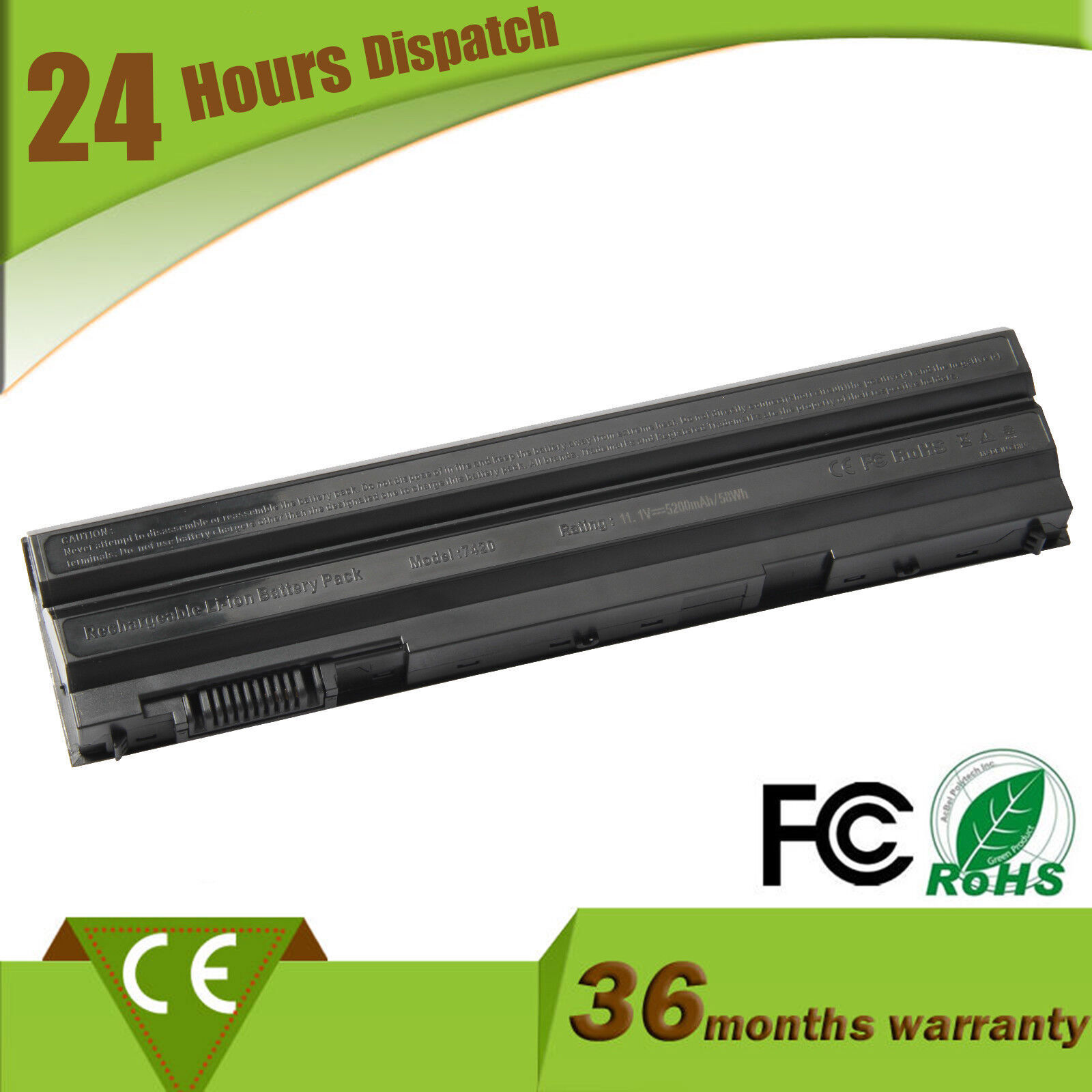 T54FJ 8858X Battery for Dell Latitude E6420 E6430 E5420 E5520 E5530 M5Y0X M5YOX