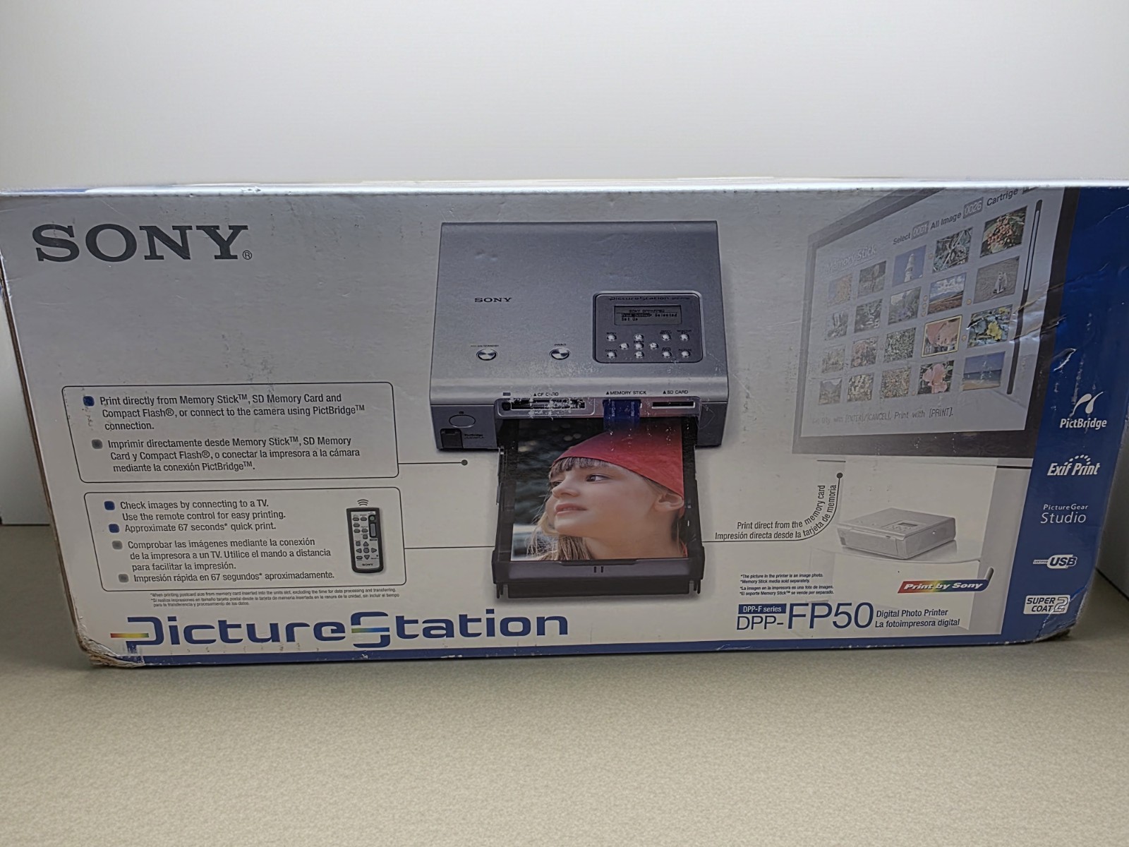 Sony DPP-FP50 Picture Station Photo Printer Vintage New In Box