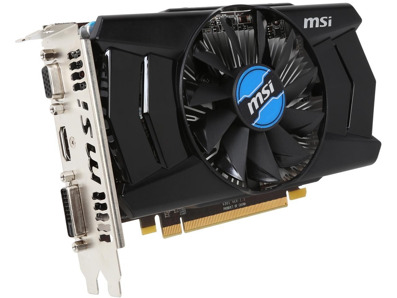 MSI Radeon R7 250 OC 2 GB DDR3 Dual-Slot Graphics Card