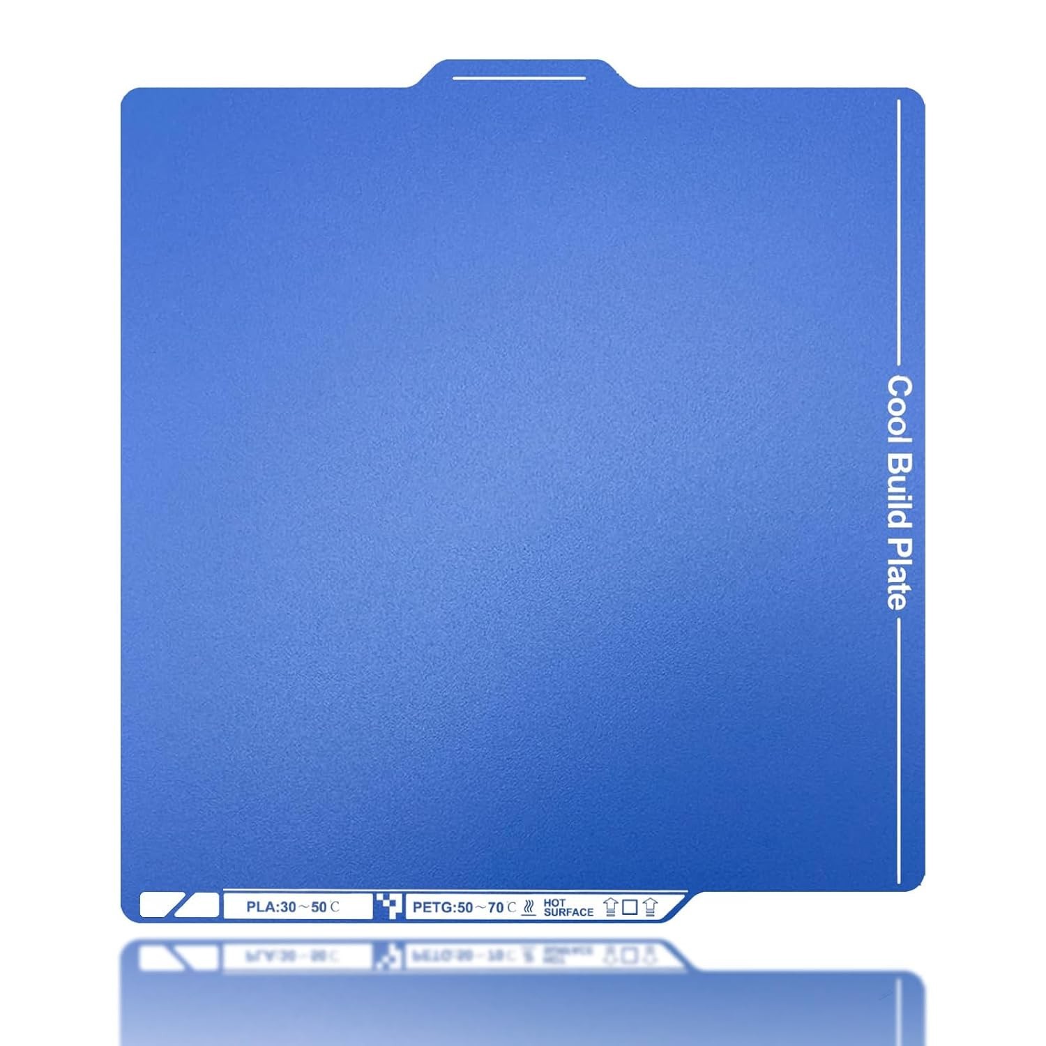 257x257mm Cold PEI Build Plate for Bambu Lab P1P/P1S/P2S/X2D/A1/X1/X1C, Low Temp