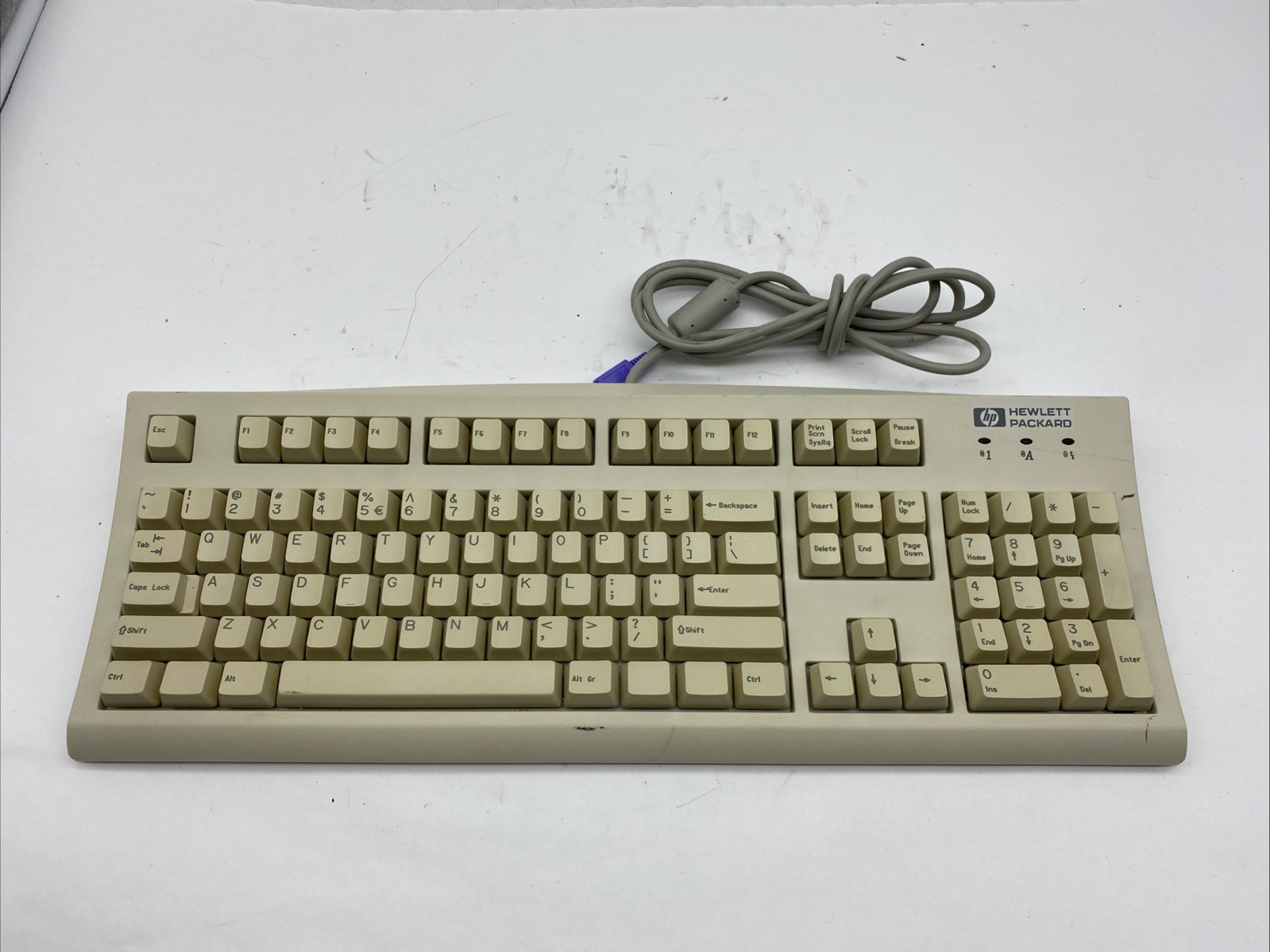 Vintage HP Hewlett Packard E06333KUI531-C C1009-62001 Windows Keyboard Gray