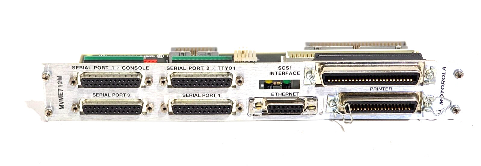 MOTOROLA MVME712M TRANSITION BOARD USED.