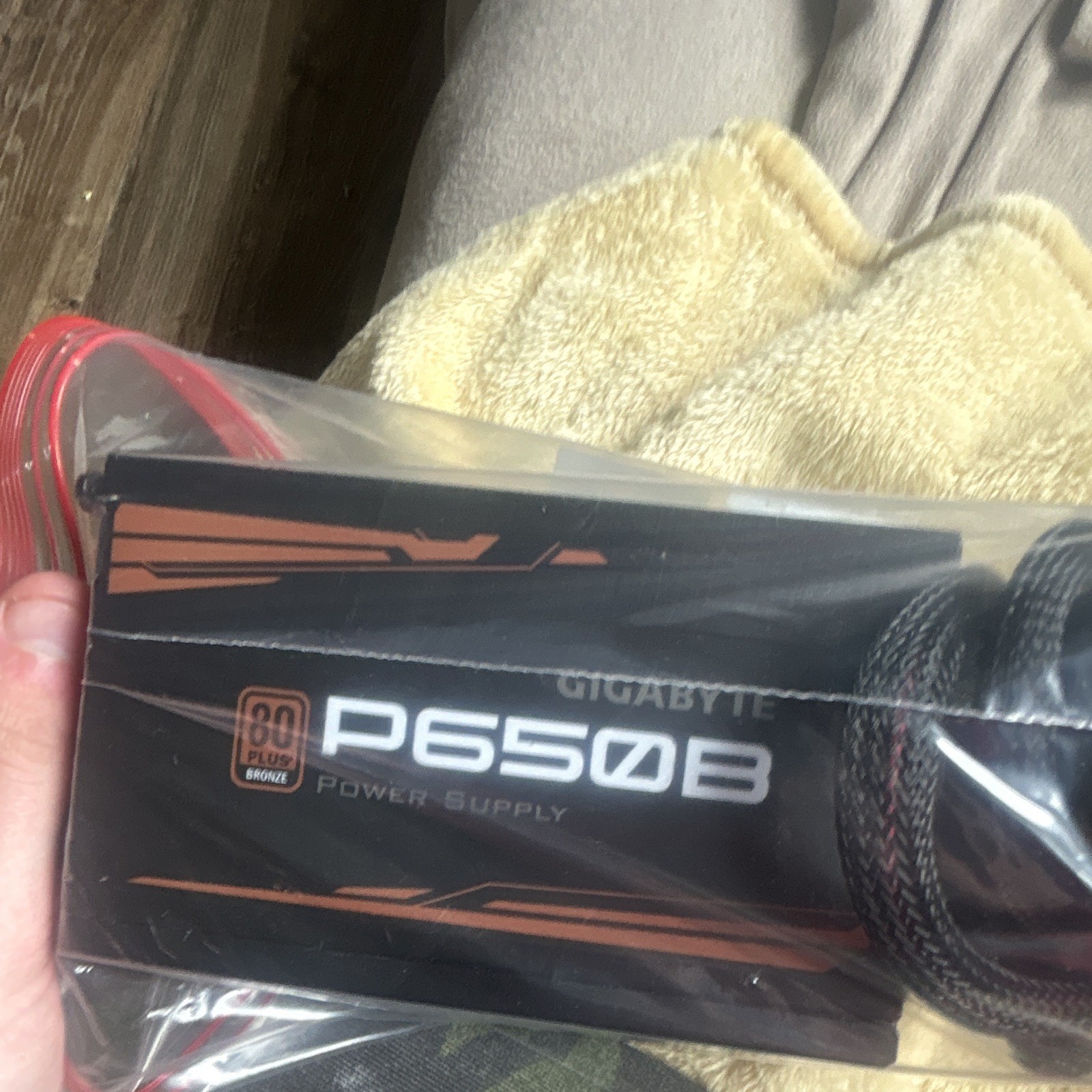 GIGABYTE P650B GP-P650B 650W ATX 80 Plus Bronze PSU Active PFC