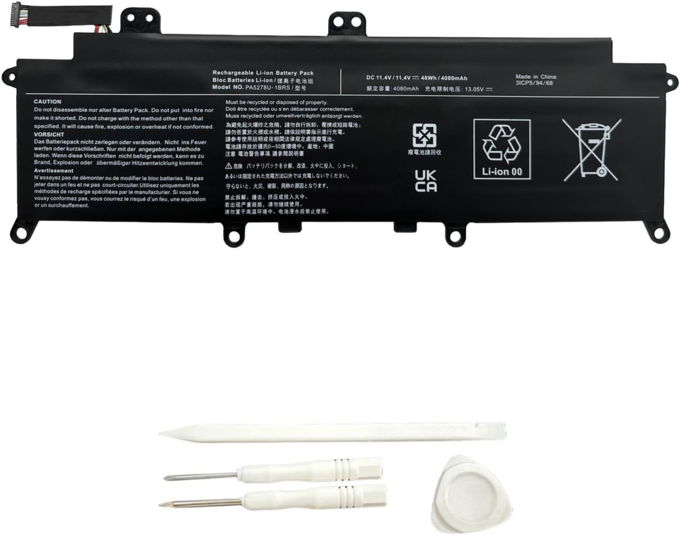 PA5278U 1BRS Laptop Battery Replacement for Toshiba Tecra X40 D X40 E X40 F