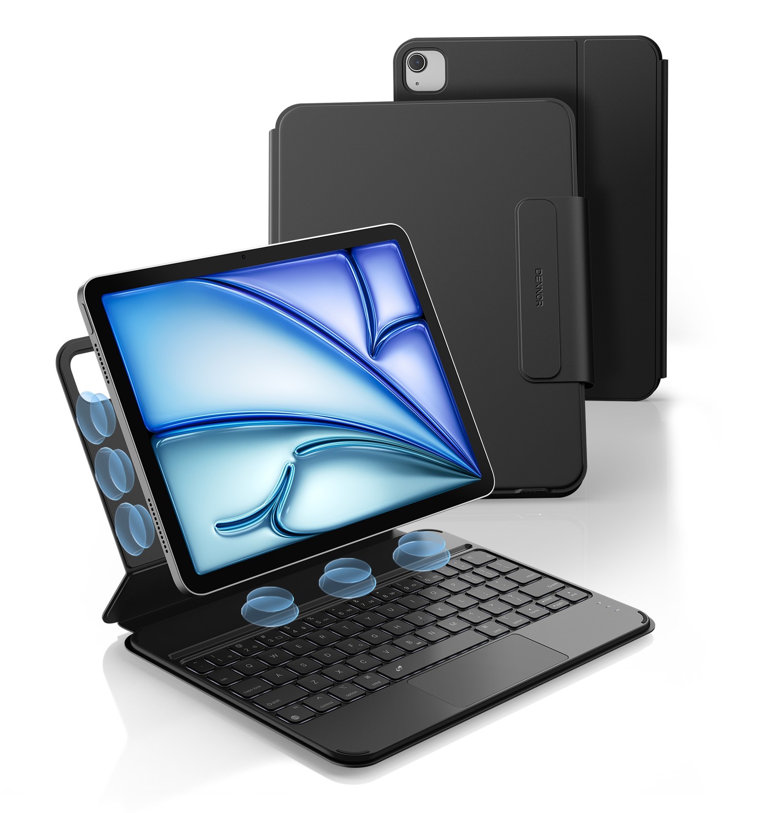 Dexnor Keyboard Case for iPad Air 11'' M4 2026 M3 M2/5th 4th Gen/iPad Pro 11''