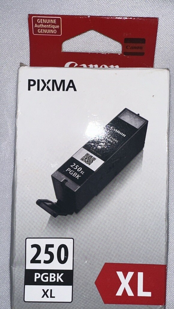 Genuine Canon Pixma 250 XL Black Ink Cartridge New