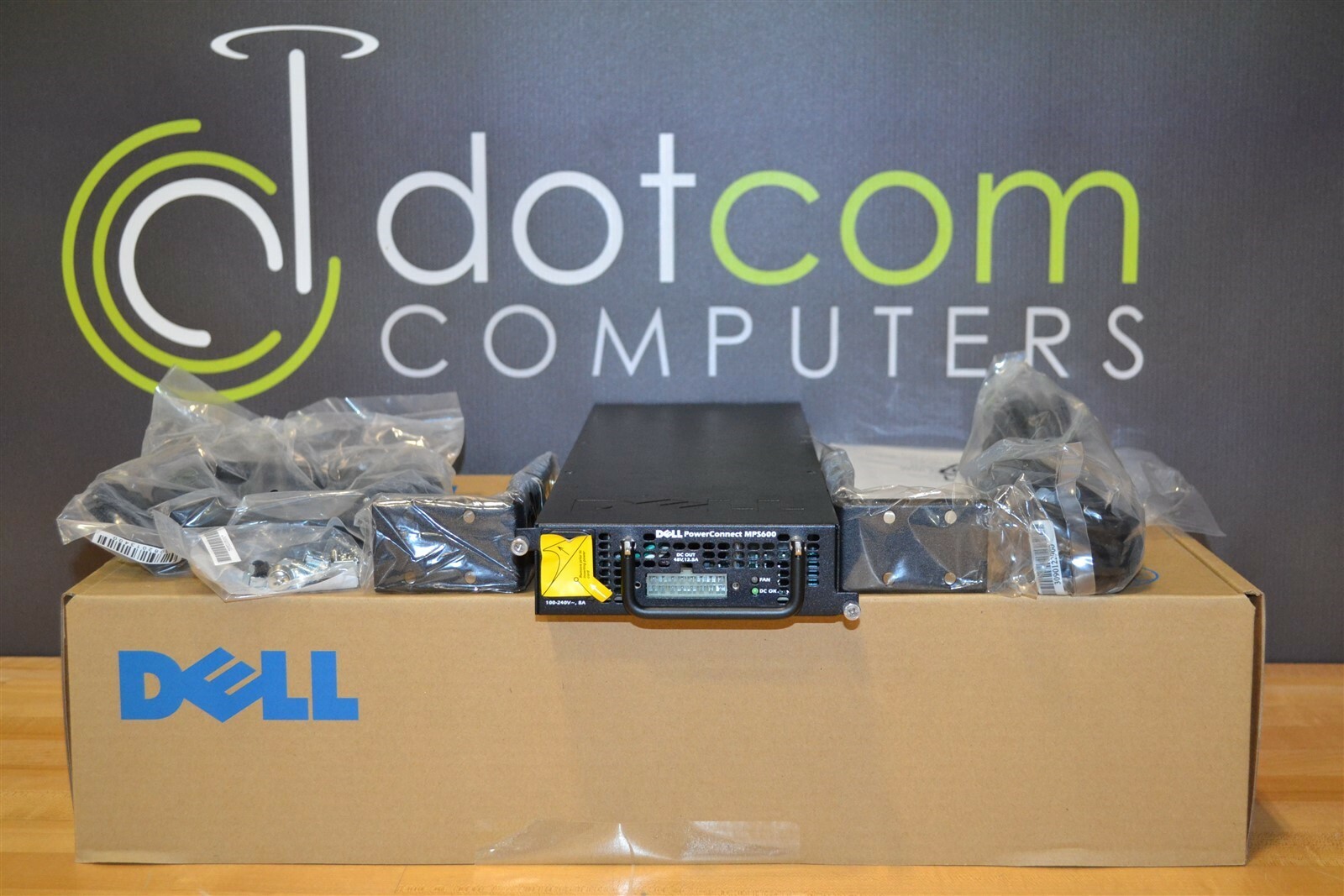 DELL MPS600 PowerConnect NEW external 600W Redundant Power Supply With DC Cable