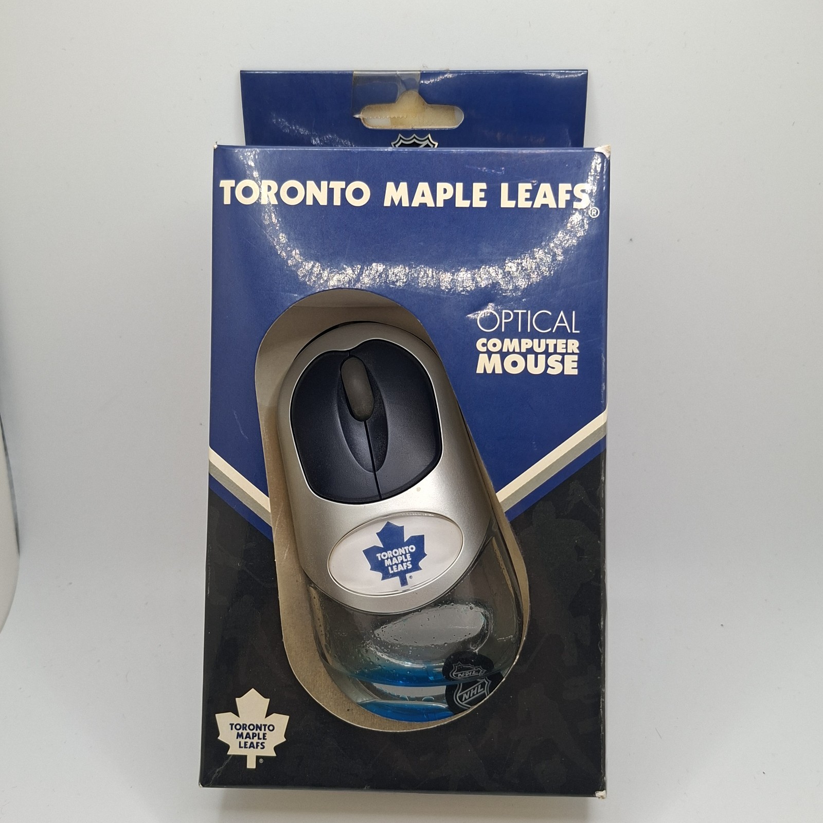 Aqua Mouse Toronto Maple Leafs Hockey NHL Official Licensed Optical USB Wired