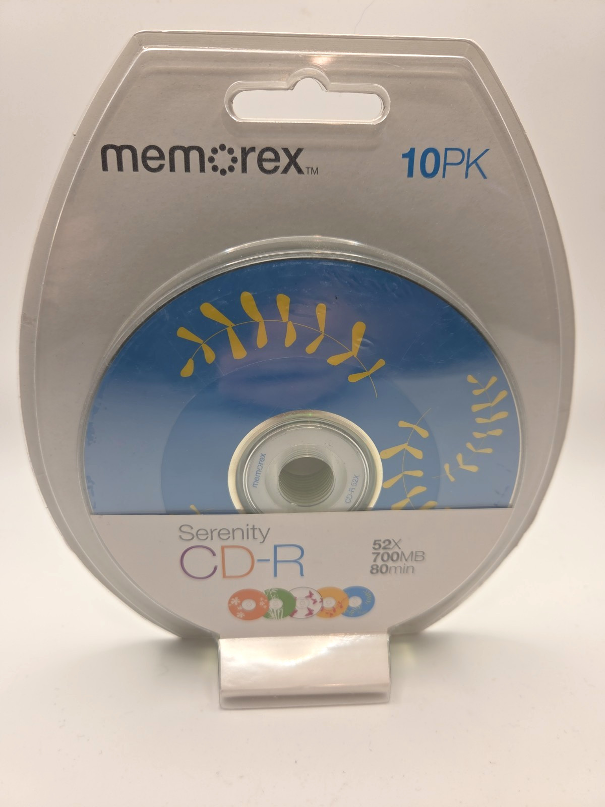 Memorex Serenity Designs CD-R 10 Pack 52 X 700 MB 80 Min NEW Sealed Blank