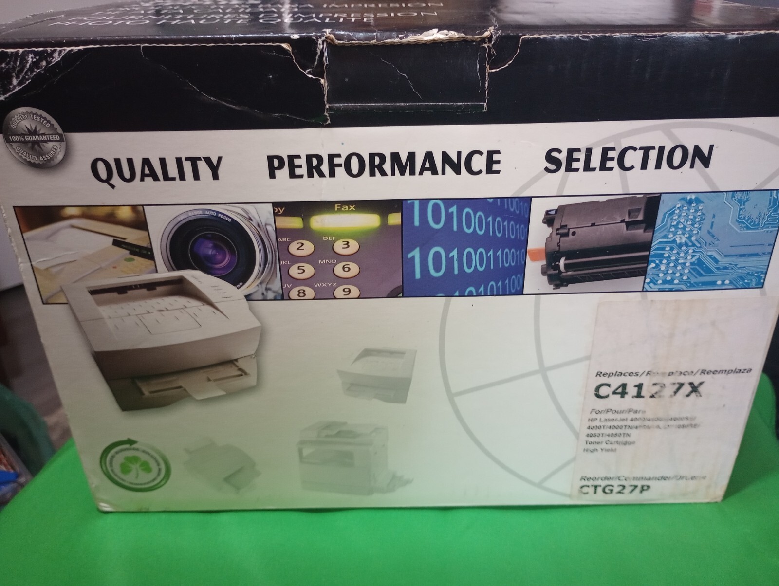 Quality Imaging Supplies CTG27P HP LASERJET 4000/4050 Brother HL2460/2460N Black